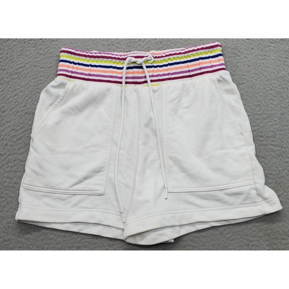 Lou & Grey Pants - Lou & Grey Sweat Shorts Womens Small Multi‎ Pockets Striped Waistband Drawstring